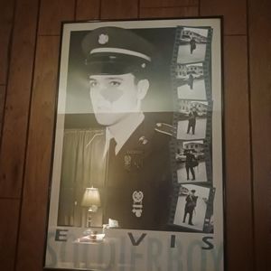 Poster of Elvis solider days